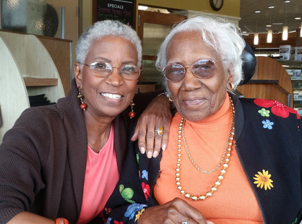Donna Maxey and Mrs. Johnnie Maxey
